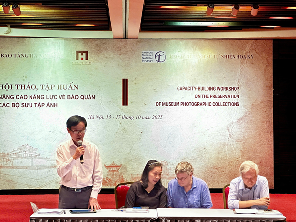 HỘI THẢO, TẬP HUẤN “NÂNG CAO NĂNG LỰC VỀ BẢO QUẢN CÁC BỘ SƯU TẬP ẢNH” THUỘC DỰ ÁN: “LƯU GIỮ VÀ BẢO QUẢN KÝ ỨC 50 NĂM SAU CHIẾN TRANH ĐÔNG DƯƠNG”